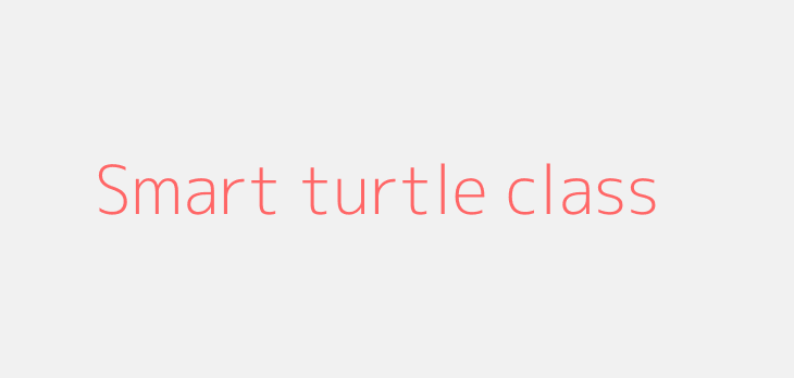 Smart turtle class